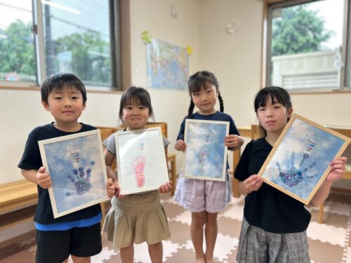 子どもの手形をかわいくの残そう♡～手形アートワークショップ～